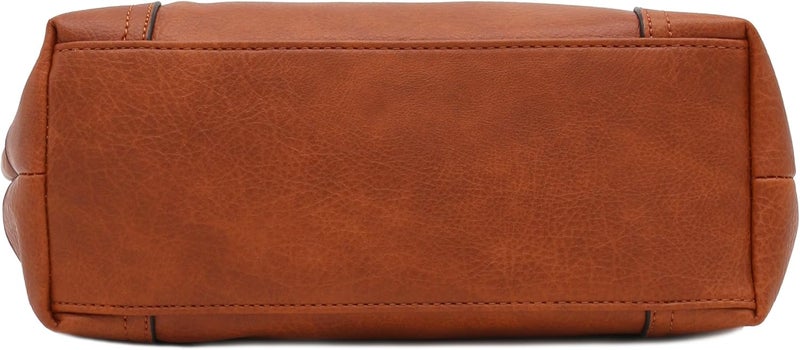 Alyssa Hobo Shoulder Bag with Big Snap Hook Hardware - Image 3